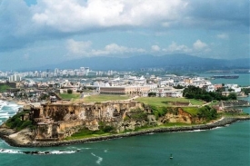 Celkový pohled na hlavní město, San Juan.